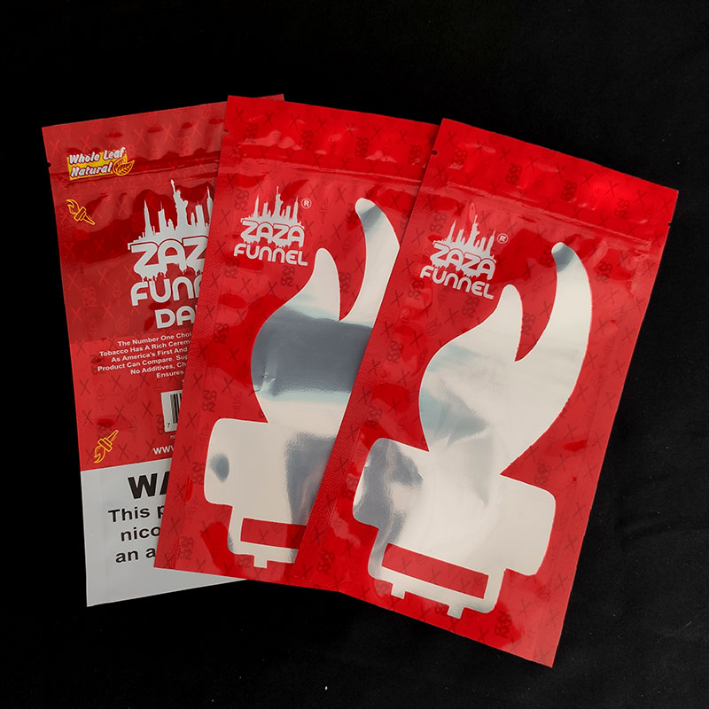 Customized Printing Silver Ziplock Bags Clear Window Front Plastic Bags Small Zipper Pockets Spot Silver Packaging Bags