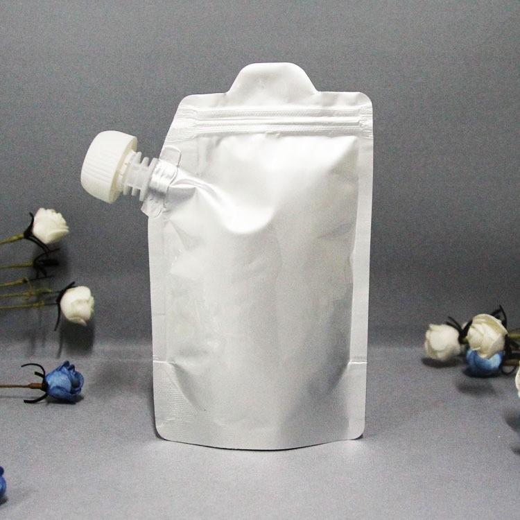 Custom empty pouch bag with spout transparent chinese medicine packaging bag plastic pigment stand up spout pouch