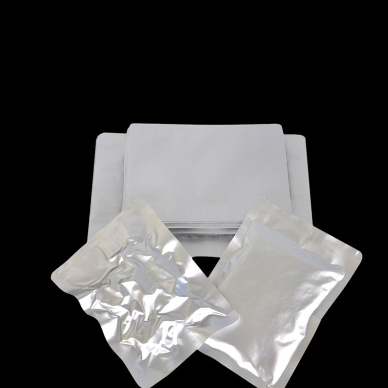 Heat Seal Flat 3 Sides Sealed Mylar Open Top Packaging Bags Food Storage Pouch Aluminum Foil Vacuum Bag