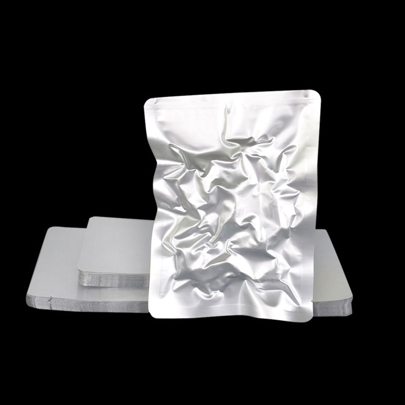 Custom Printed Aluminum Foil Mylar Food Silver Package Vacuum Bags