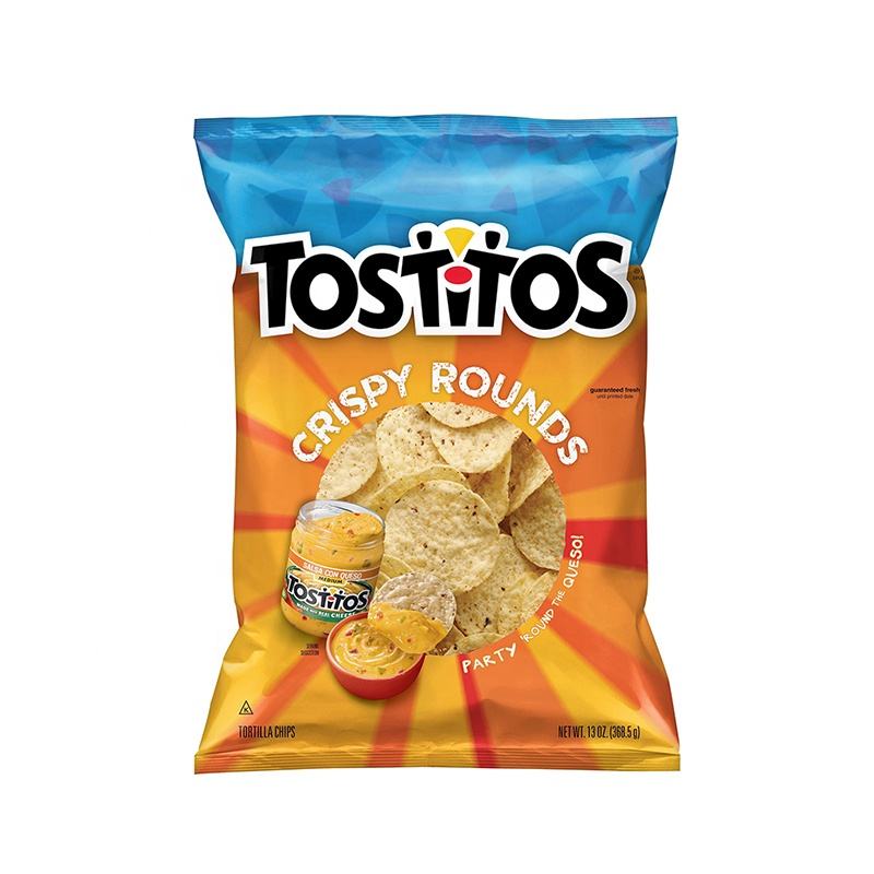 New design customized printed potato chips back sealed bag for food