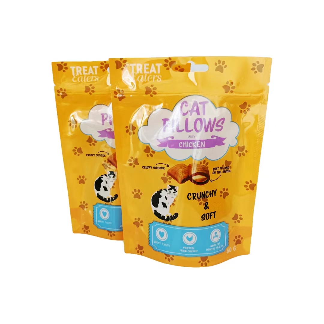 Hot sale Custom Pet food stand up pouch plastic bag for packaging cat food